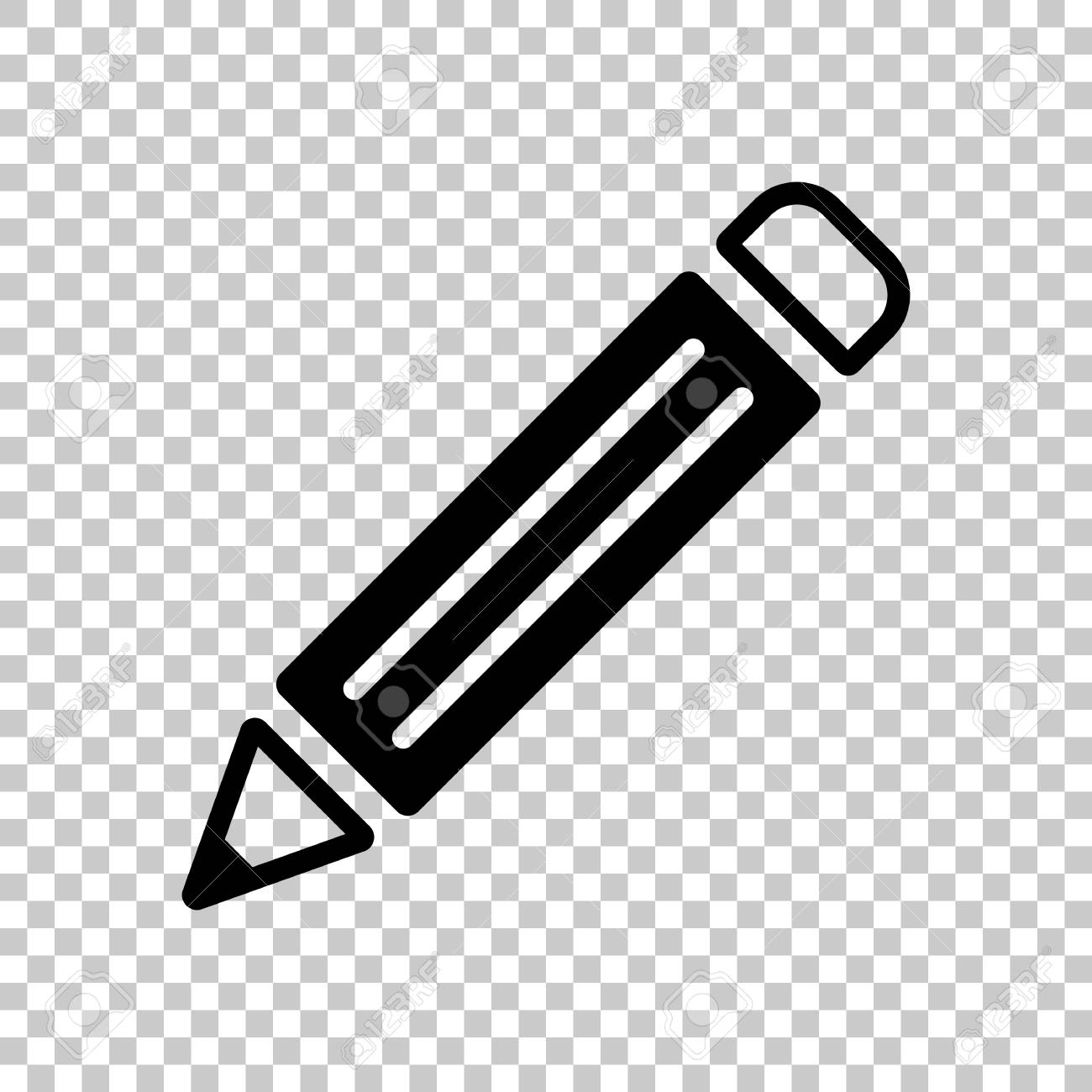 simple pencil symbol on