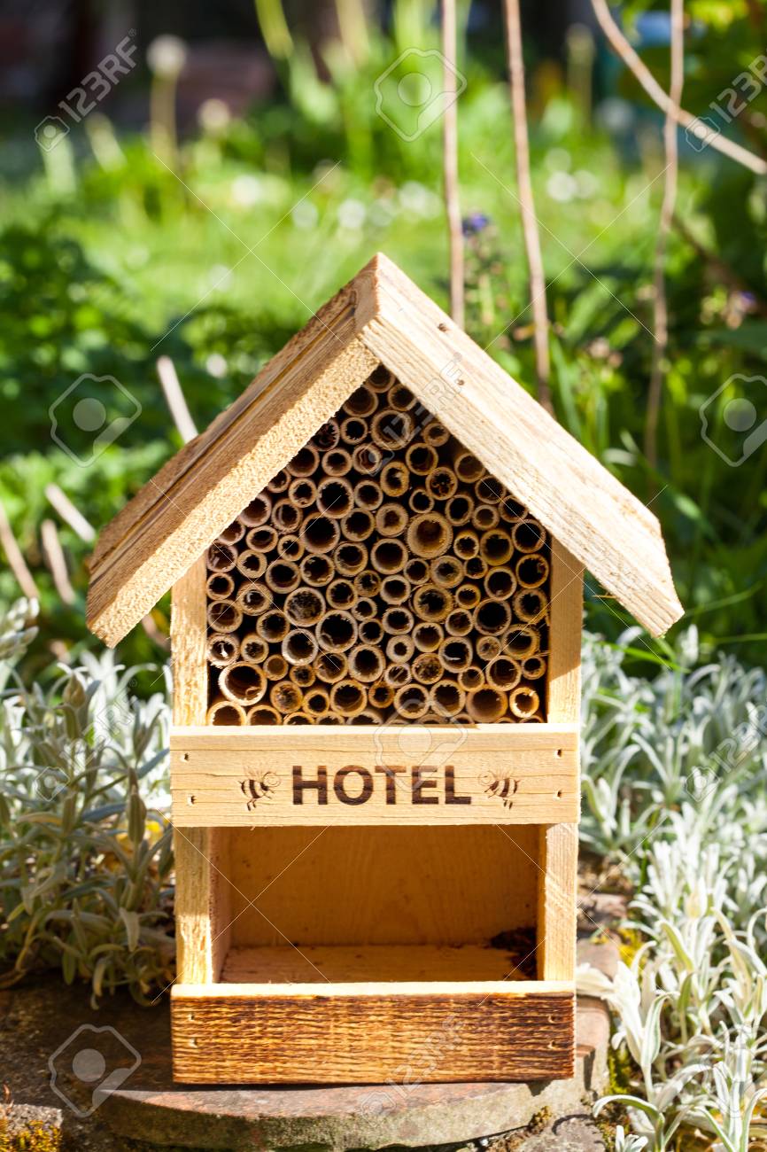 Hotel para abejas e insectos