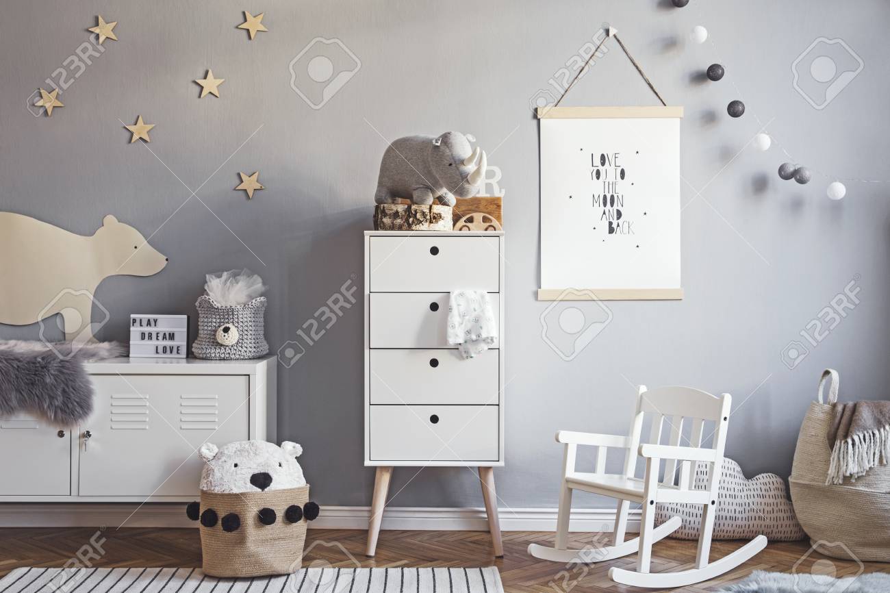 scandi nursery decor