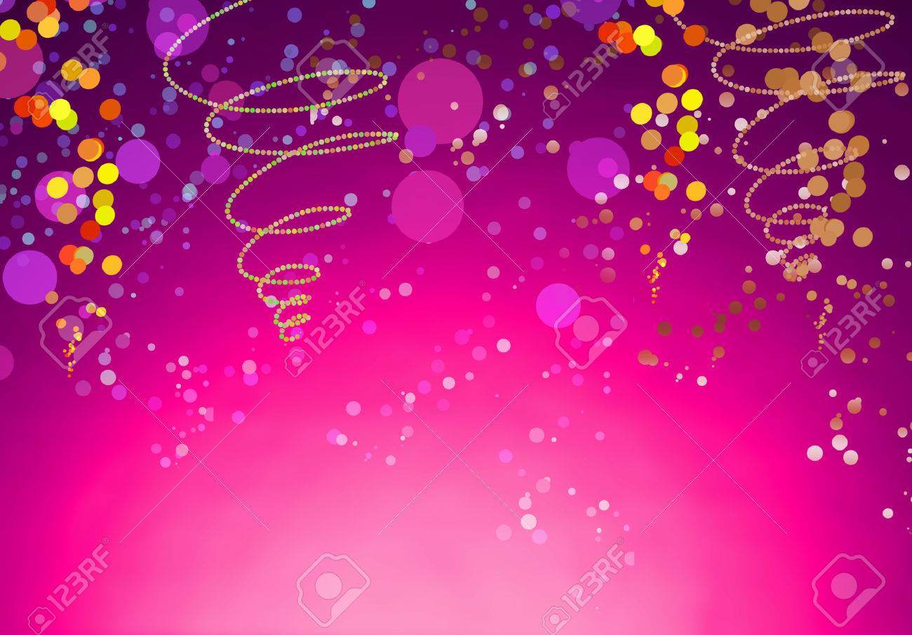 コピー スペースで 紫のグラデーション背景を強調して魅力的なお祭りの装飾背景 の写真素材 画像素材 Image