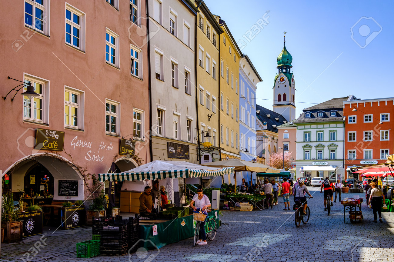Rosenheim Germany April 11 People At The Weekly Farmers Market At The Old Town Of Rosenheim On April 11 Stock Photo Picture And Royalty Free Image Image Rosenheim Germany April 11 People At The Weekly Farmers Market At The Old Town Of Rosenheim On April 11 Stock Photo Picture And Royalty Free Image Image