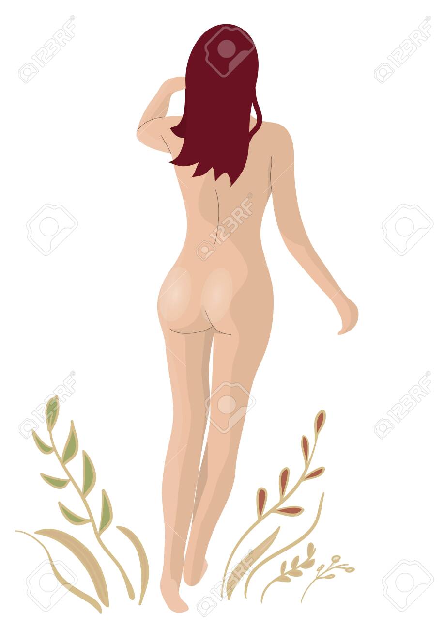 Nude Cute Girl Back View