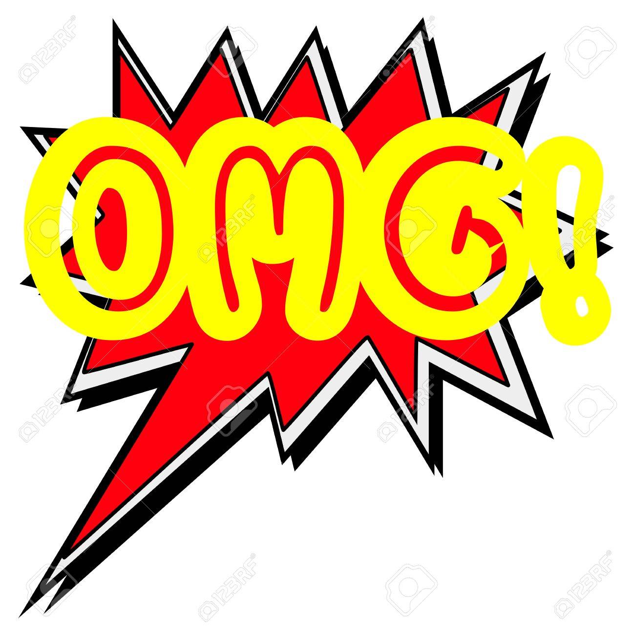 Omg Mot Jaune Creatif Motivation Motivation Citation Mot Mot Sur Fond De Bulle Banque D Images Et Photos Libres De Droits Image