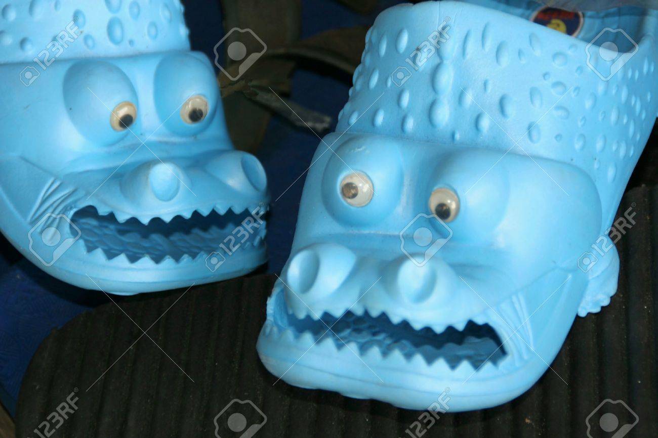chanclas de cocodrilo