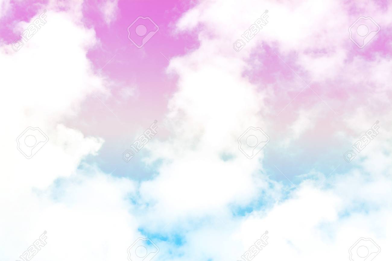 パステルの空の背景 の写真素材 画像素材 Image