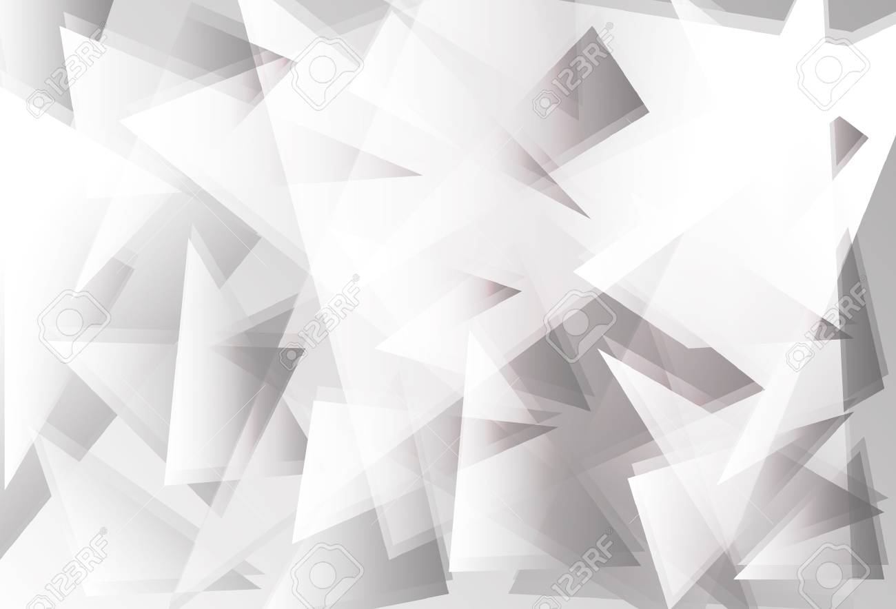 灰色白いポリゴン ベクトル抽象的な背景 のイラスト素材 ベクタ Image