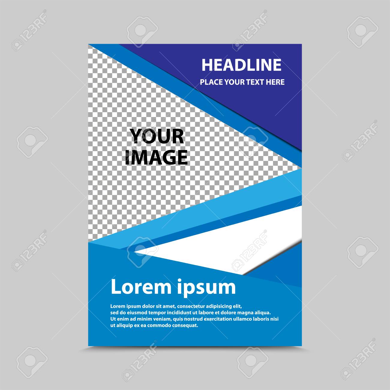 cover brochure template catalog sheet vector design ロイヤリティ