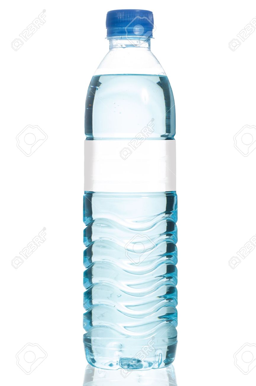 mineral water bottle with