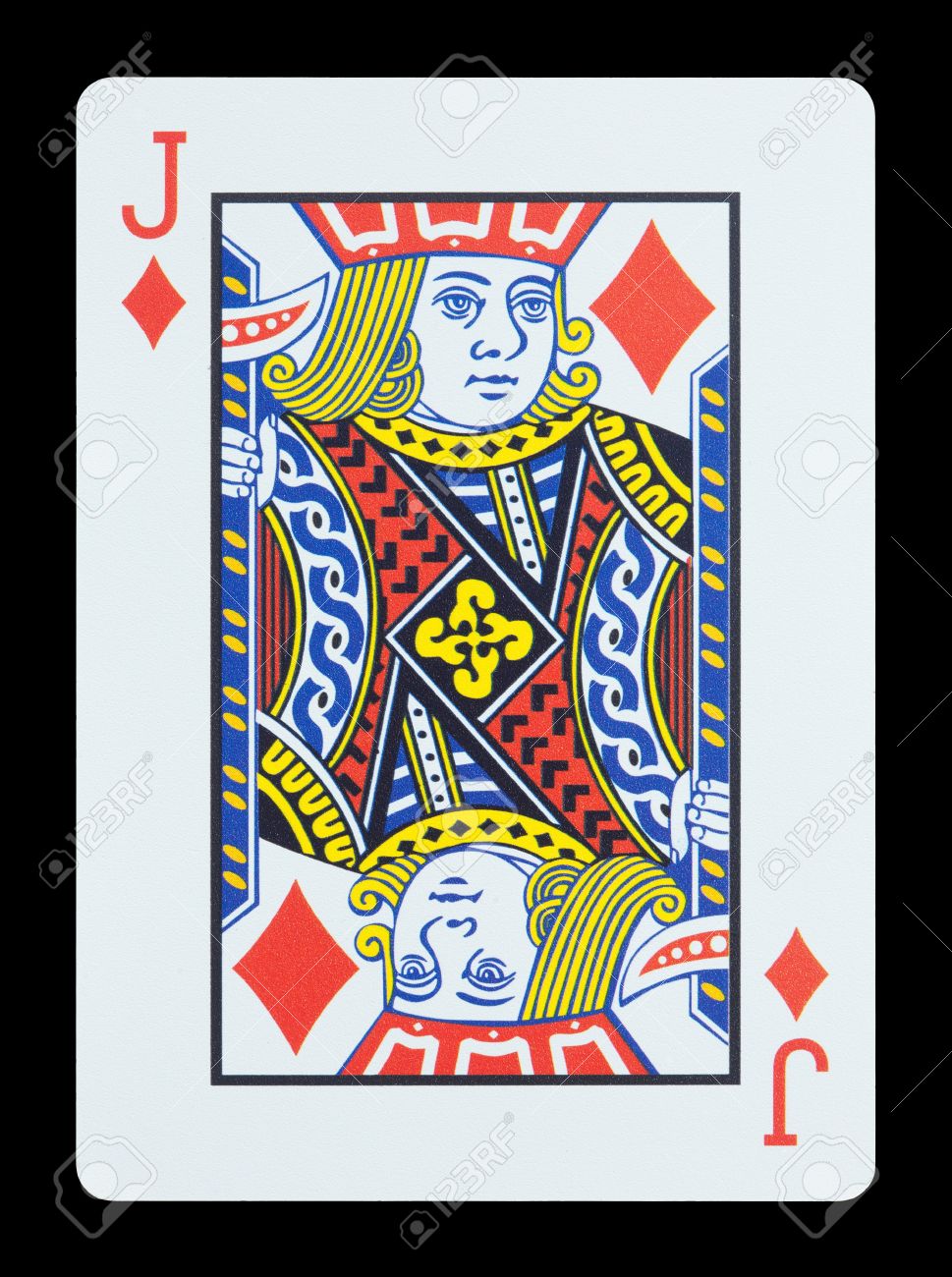 トランプ - ダイヤのジャックの写真素材・画像素材 Image 17035186