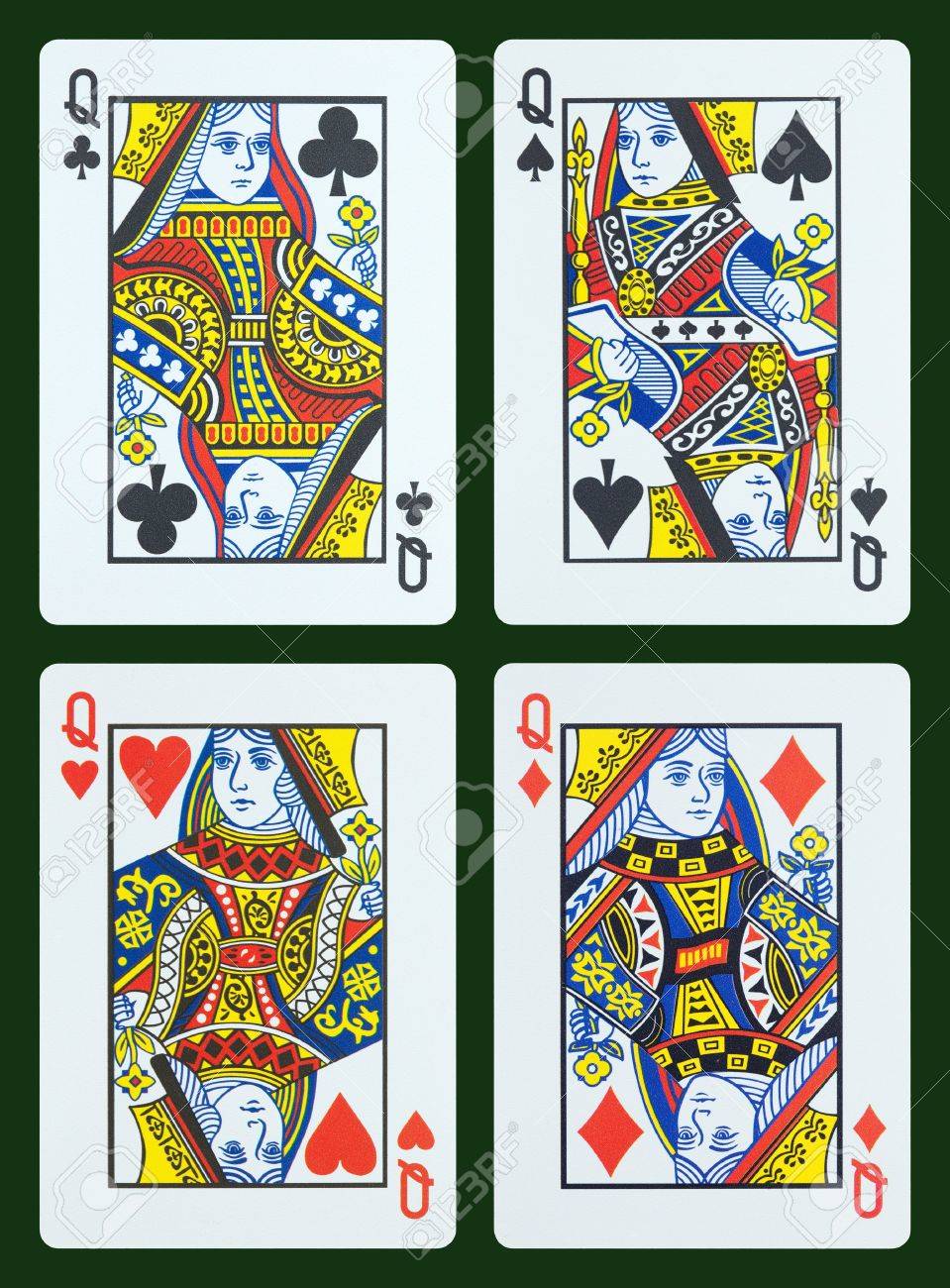 トランプ クイーンの写真素材・画像素材 Image 17036762