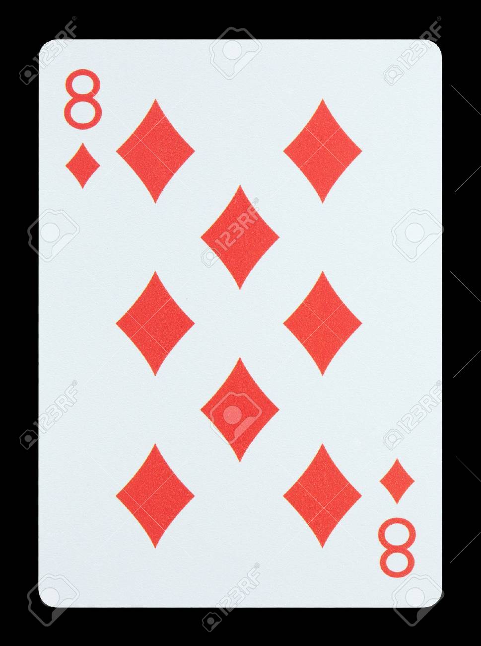 トランプ - 8 ダイヤモンドのの写真素材・画像素材 Image 17076463