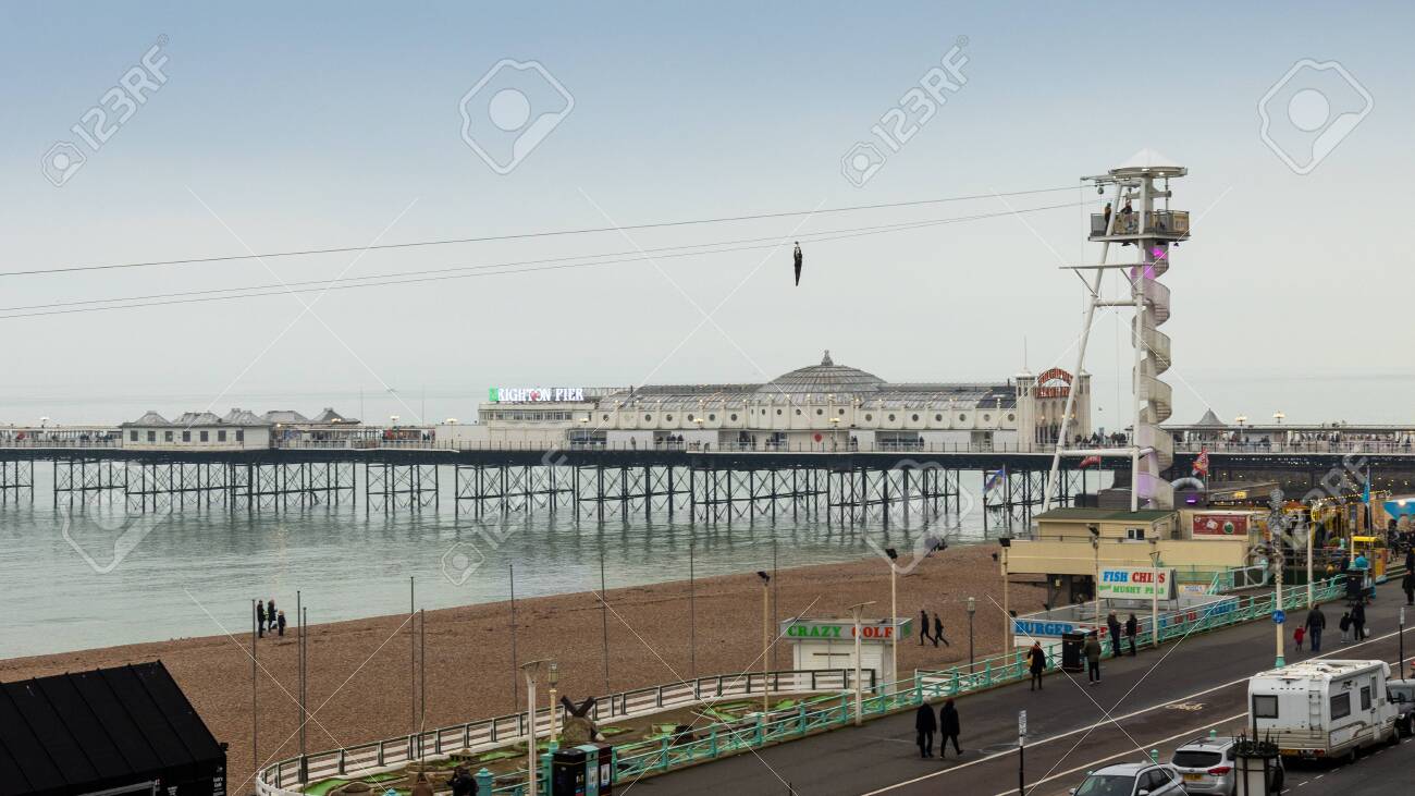 Brighton Uk 1st January 2020 A View Of Brighton Sea Front Stock Photo Picture And Royalty Free Image Image 139674985