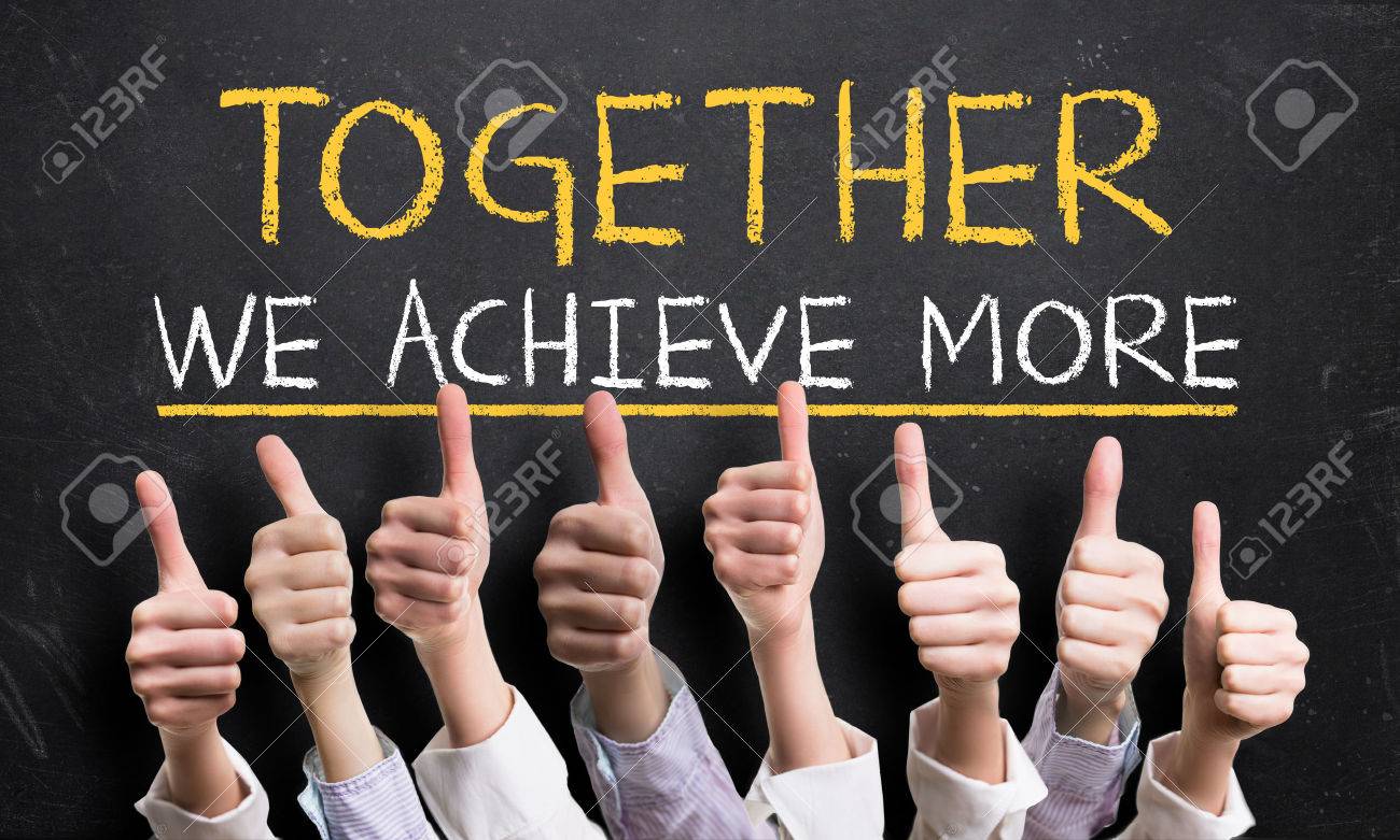 We Achieve More Together Together We Achieve More Stock Photo, Picture And Royalty Free Image. Image  32276451.