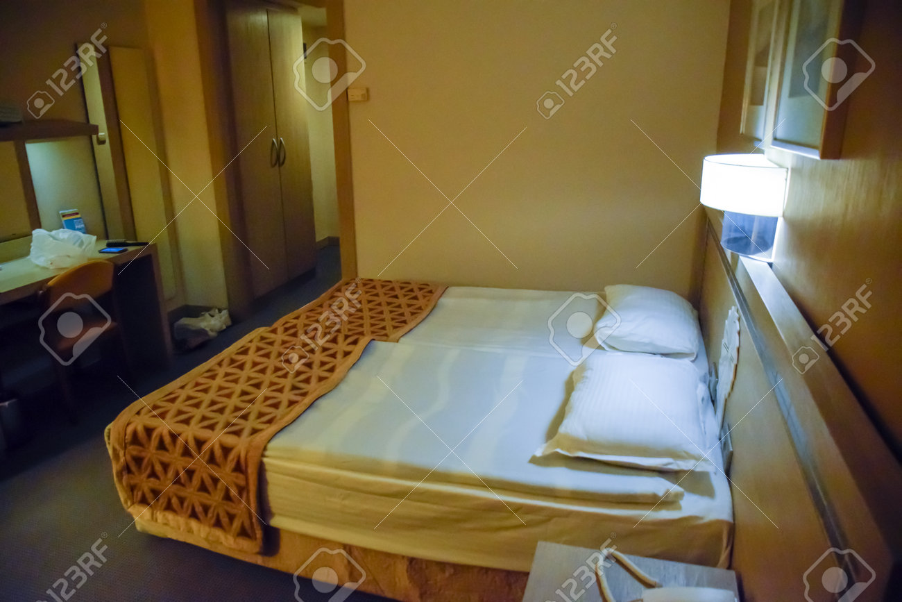 Pamukkale, Demre, Turkey - May 21, 2019: Hotel room interior, Pam Hotel in Turkey near Pamukkale - 133523000 Pamukkale, Demre, Turkey - May 21, 2019: Hotel room interior, Pam Hotel in Turkey near Pamukkale - 133523000