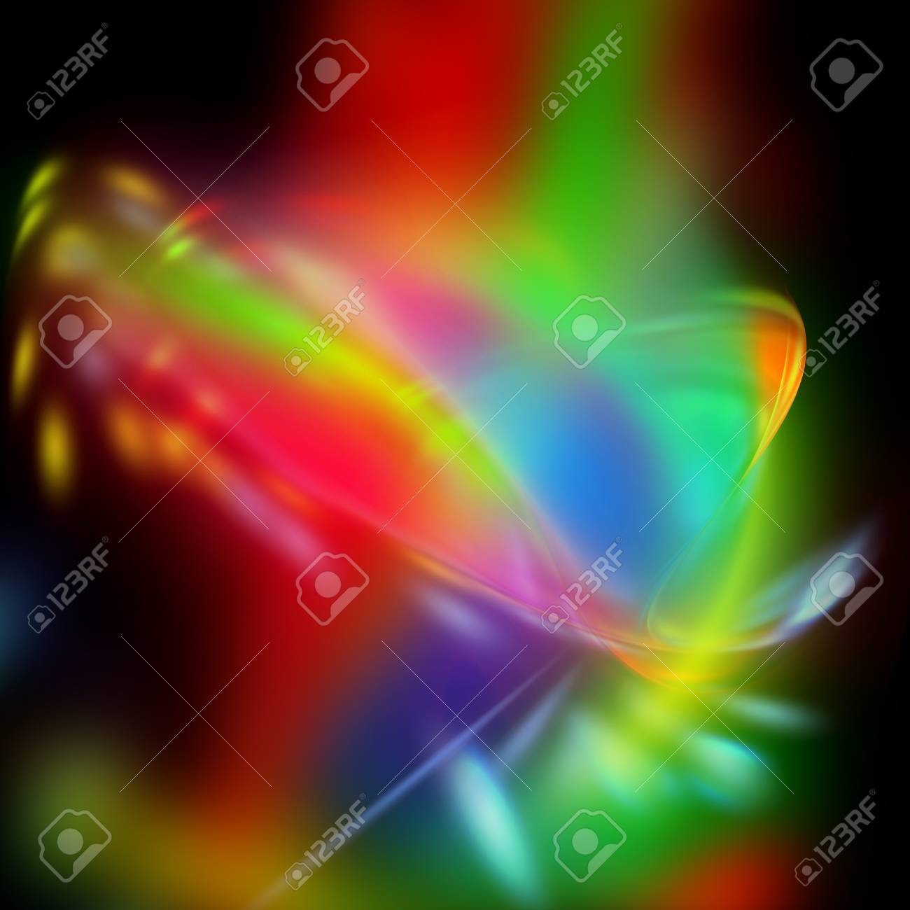rainbow aura illustration stock photo picture and royalty free