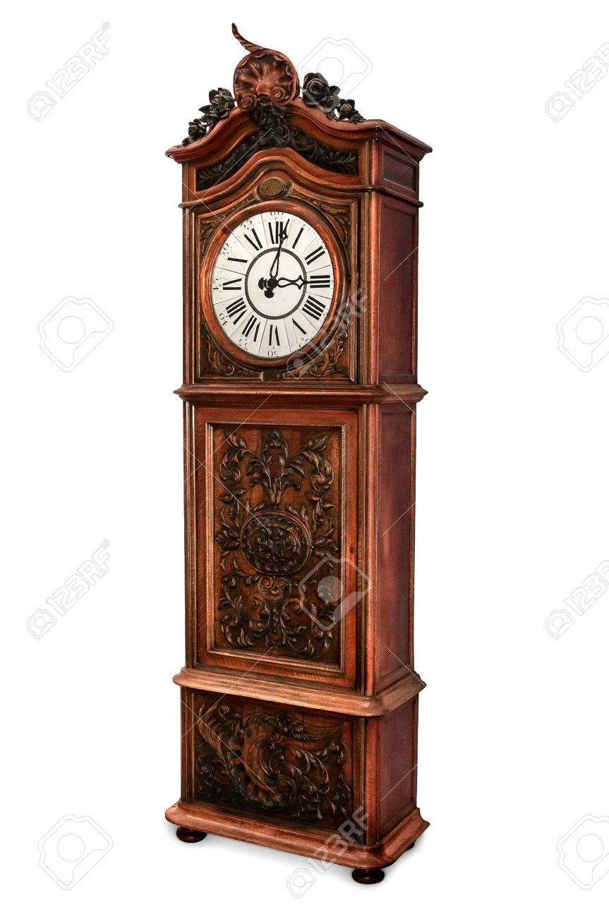 Reloj de pared Vintage. Estilo antiguo reloj colgante Fotografía de stock -  Alamy