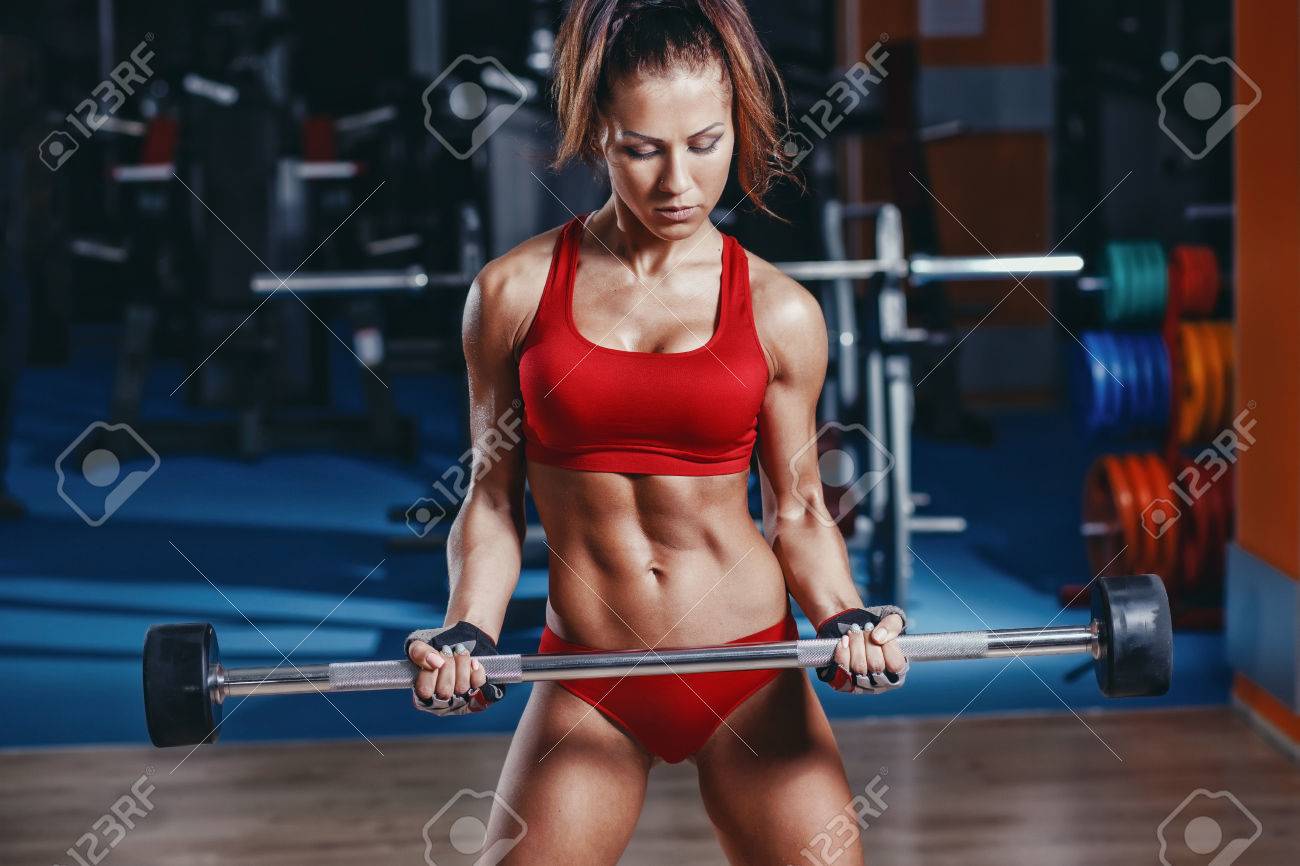Muscled biceps