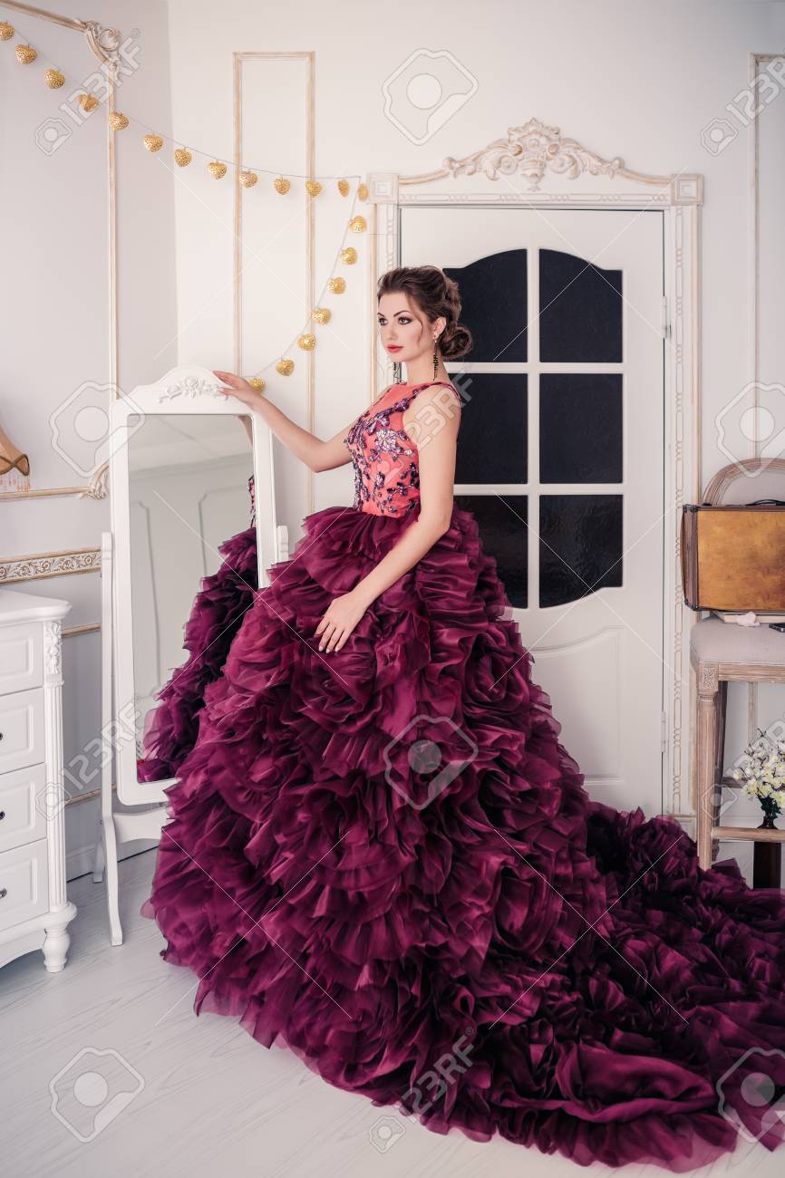 robe de mariage violet