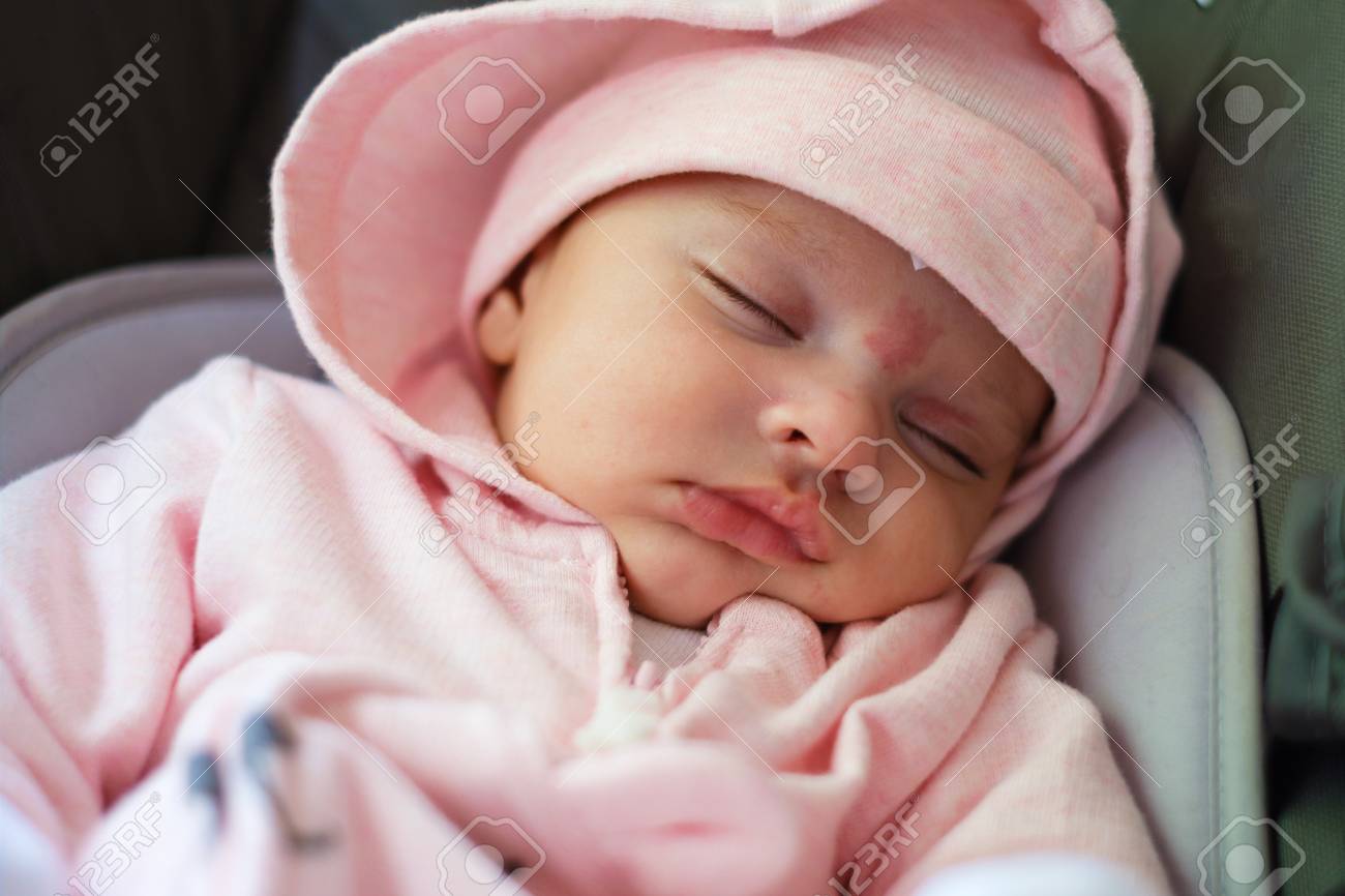 two month old baby girl