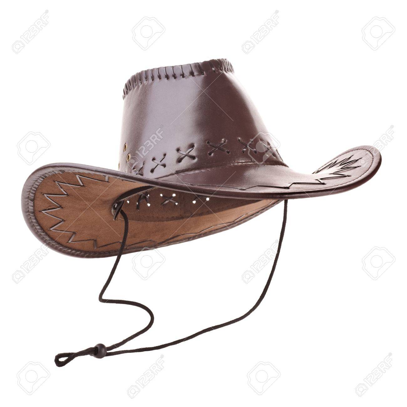 white leather cowboy hat