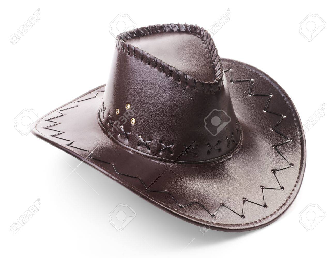 white leather cowboy hat