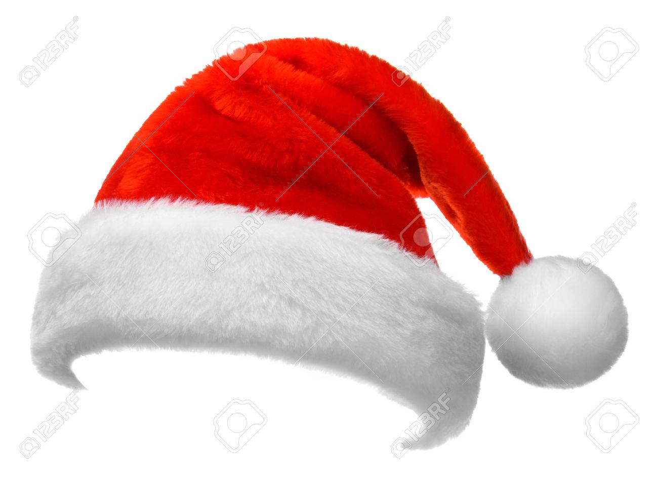 Santa hat isolated on white background - 48630721 Santa hat isolated on white background - 48630721