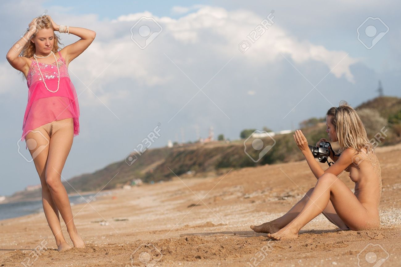 Naked Girl Photographer Beach, Black Sea Stock Photo, Picture and Royalty  Free Image. Image 17381091.