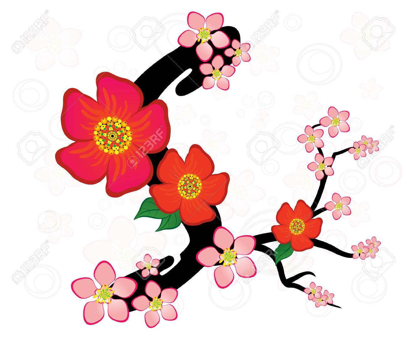 Alphabet With Gentle Sakura Flowers Letter S Royalty Free Cliparts Alphabet With Gentle Sakura Flowers Letter S Royalty Free Cliparts