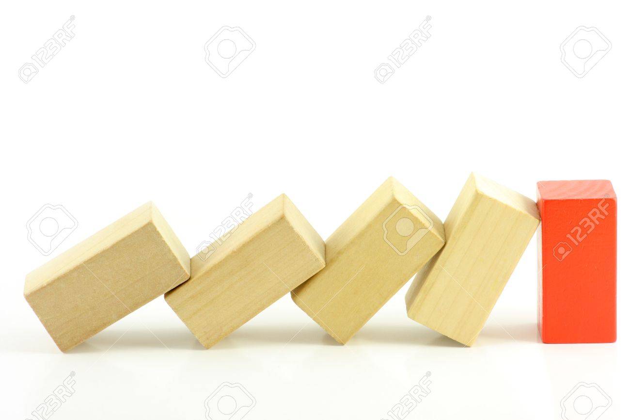 domino wooden blocks