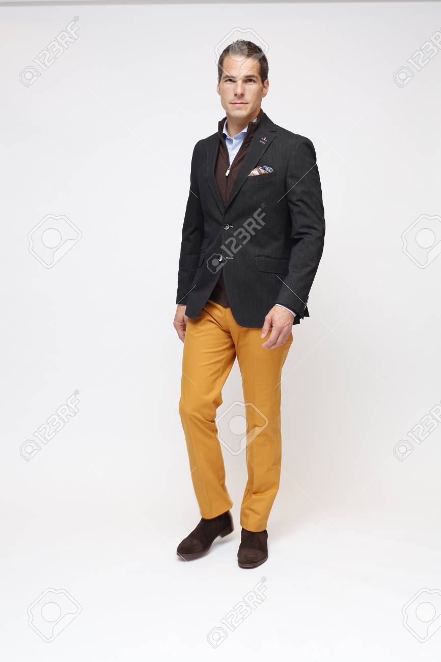 Yellow pants man Clearance