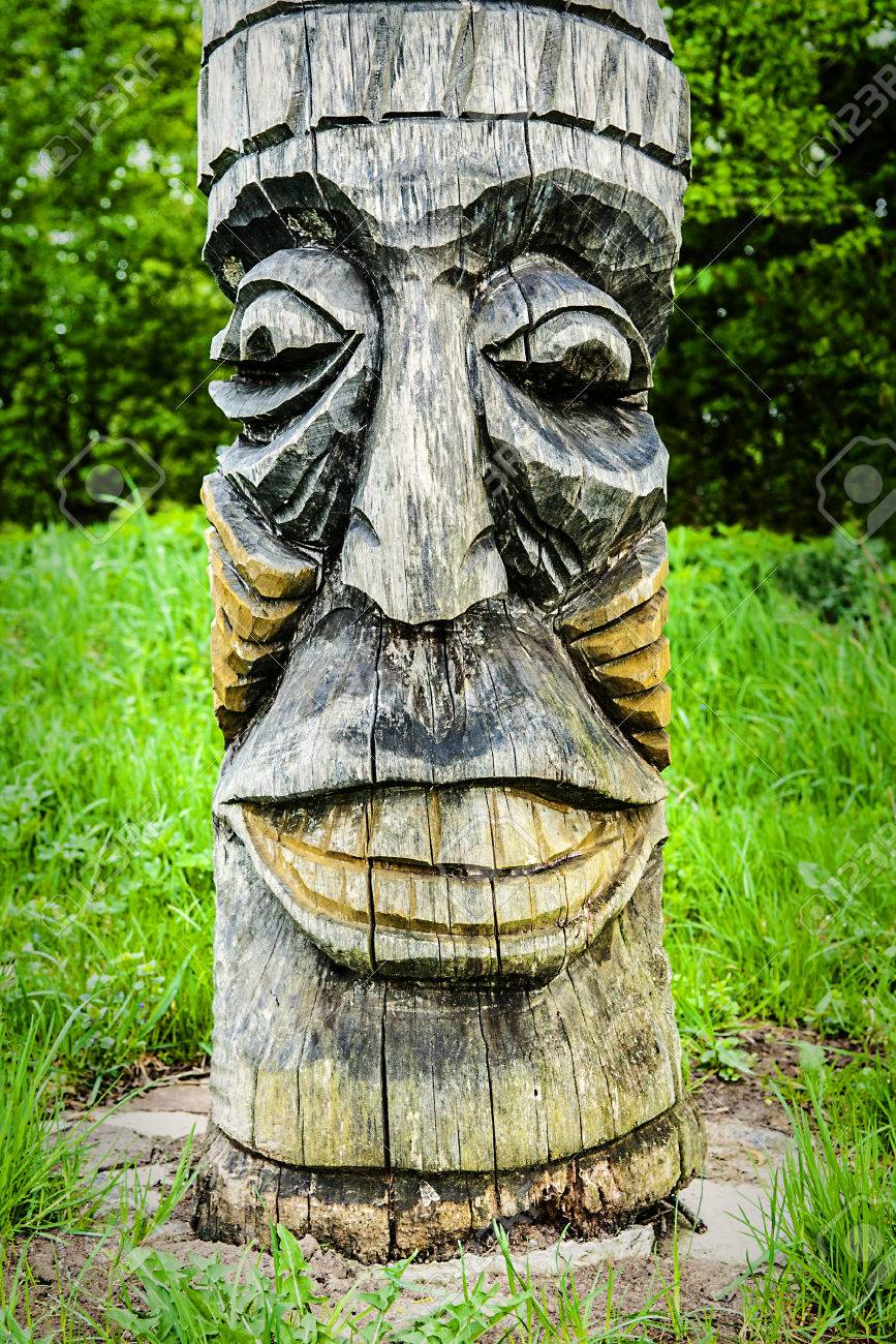 カナダ 先住民 ネイティブアメリカン ウッド カービング 彫刻 木彫り