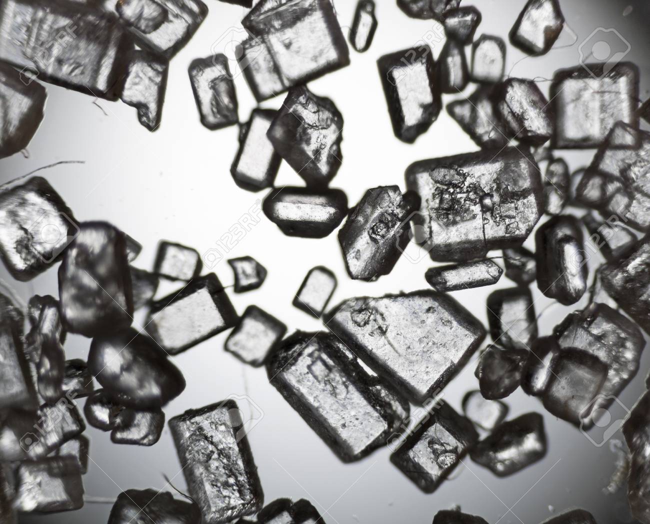 Sugar Crystals Under The Microscope Stock Photo Picture And Royalty Free Image Image 68569293