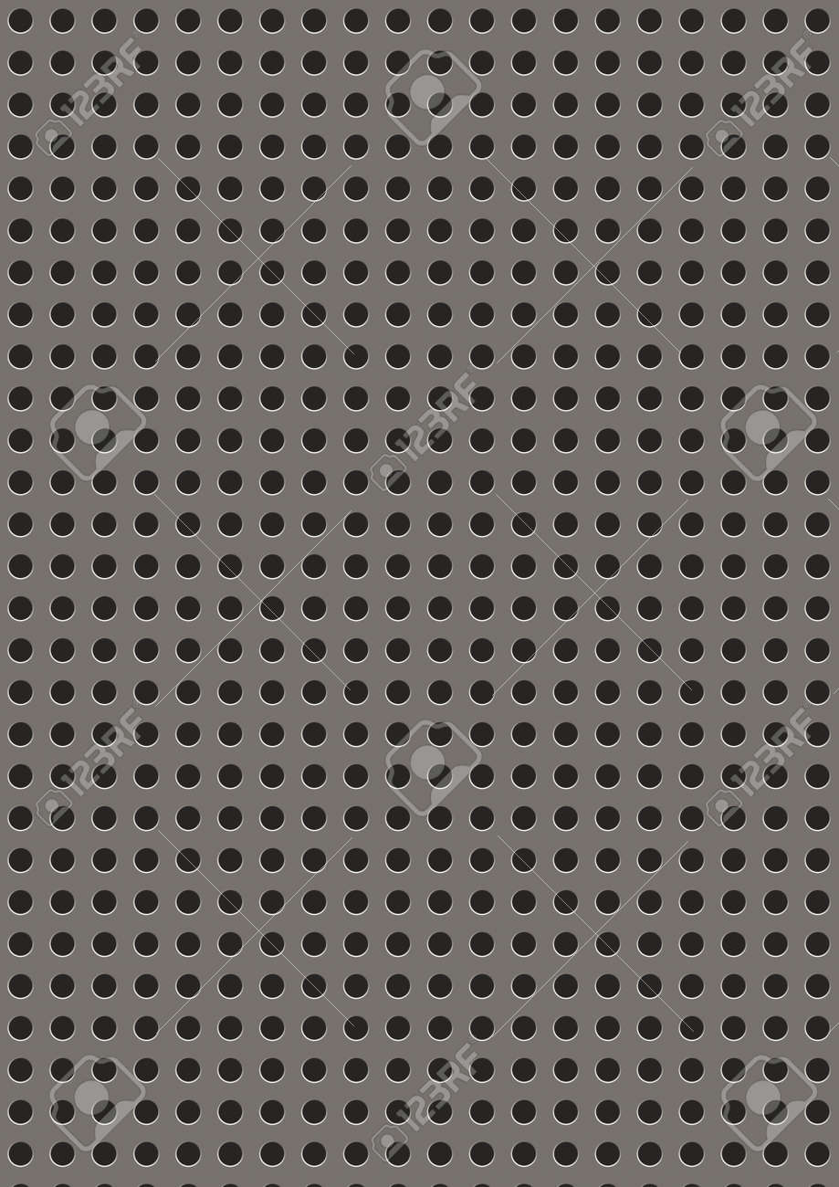 Artificial Perforated Metal Plate Texture Stock Photo Picture And