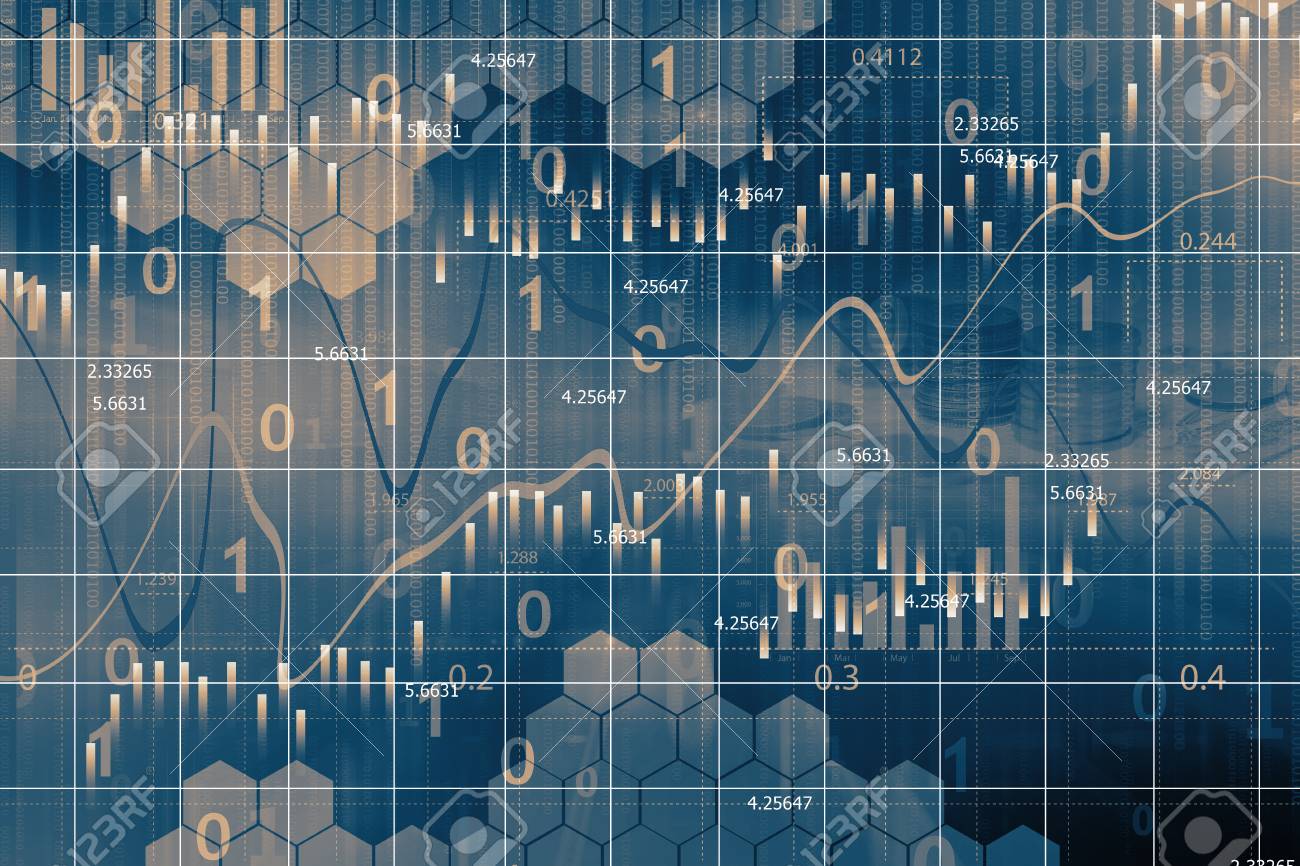 stock market graph background