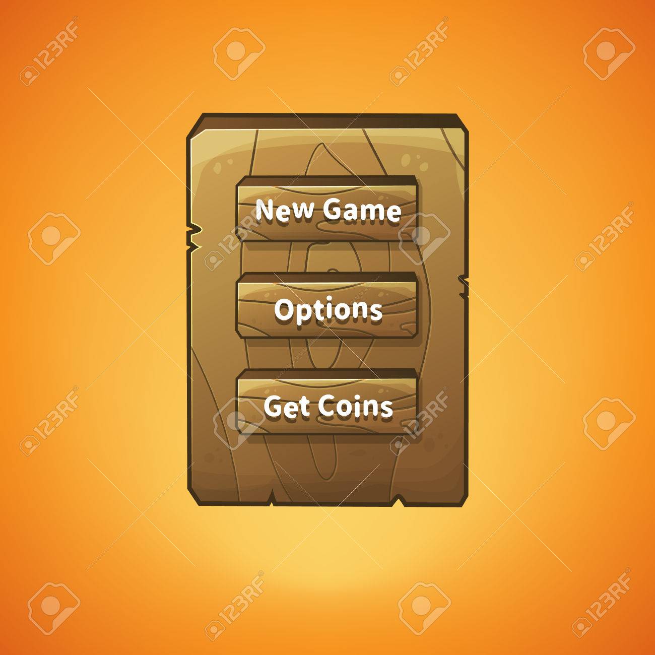 Vector Graphical User Interface Ui Gui For 2d Video Games Wooden Royalty Free Cliparts Vectors And Stock Illustration Image Vector Graphical User Interface Ui Gui For 2d Video Games Wooden Royalty Free Cliparts Vectors And Stock Illustration Image