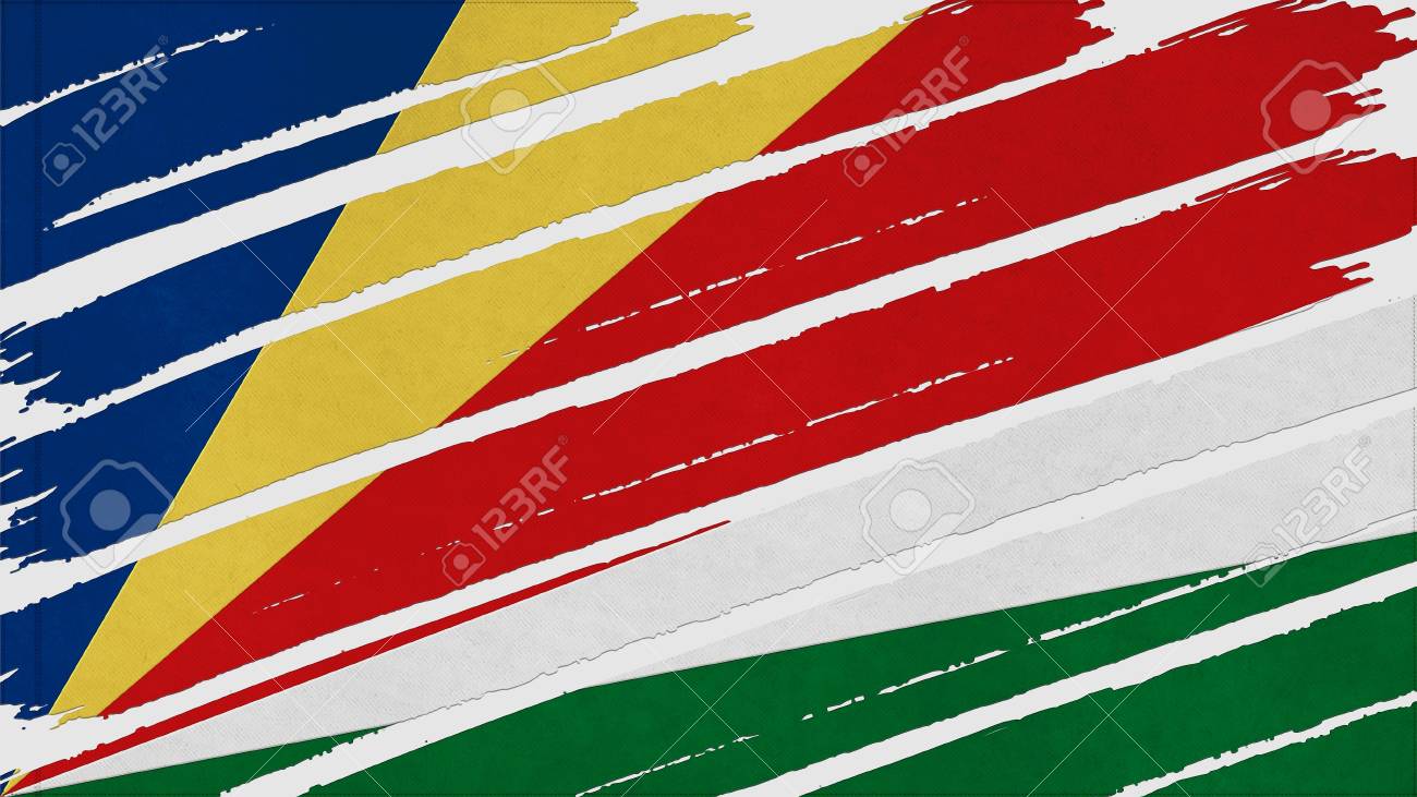 les seychelles drapeau