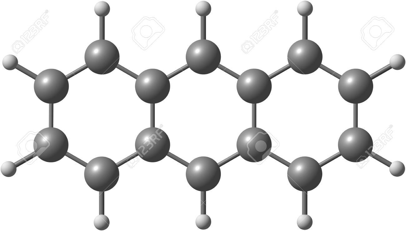 Anthracene Is A Solid Polycyclic Aromatic Hydrocarbon Of Formula C14H10,  Consisting Of Three Fused Benzene Rings It Is A Component Of Coal Tar Stock  Photo, Picture And Royalty Free Image. Image 25632195.