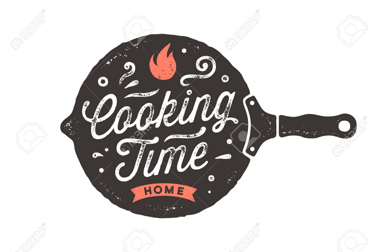 Cooking Time. Kitchen poster. Kitchen wall decor, sign, quote