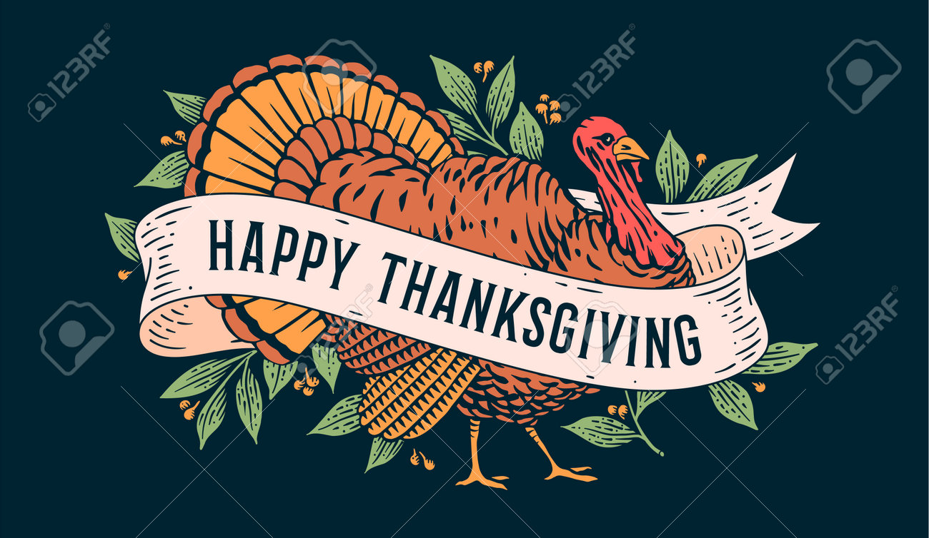 Premium Vector  Thanksgiving day traditional turkey