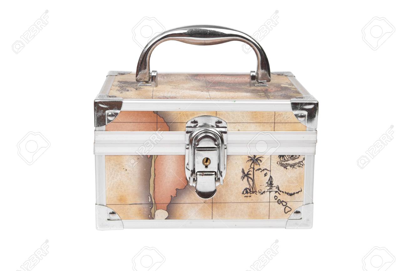 small suitcase with lock