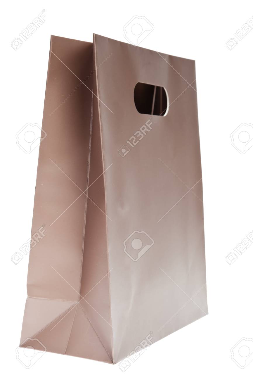 shopping bag chocolate color