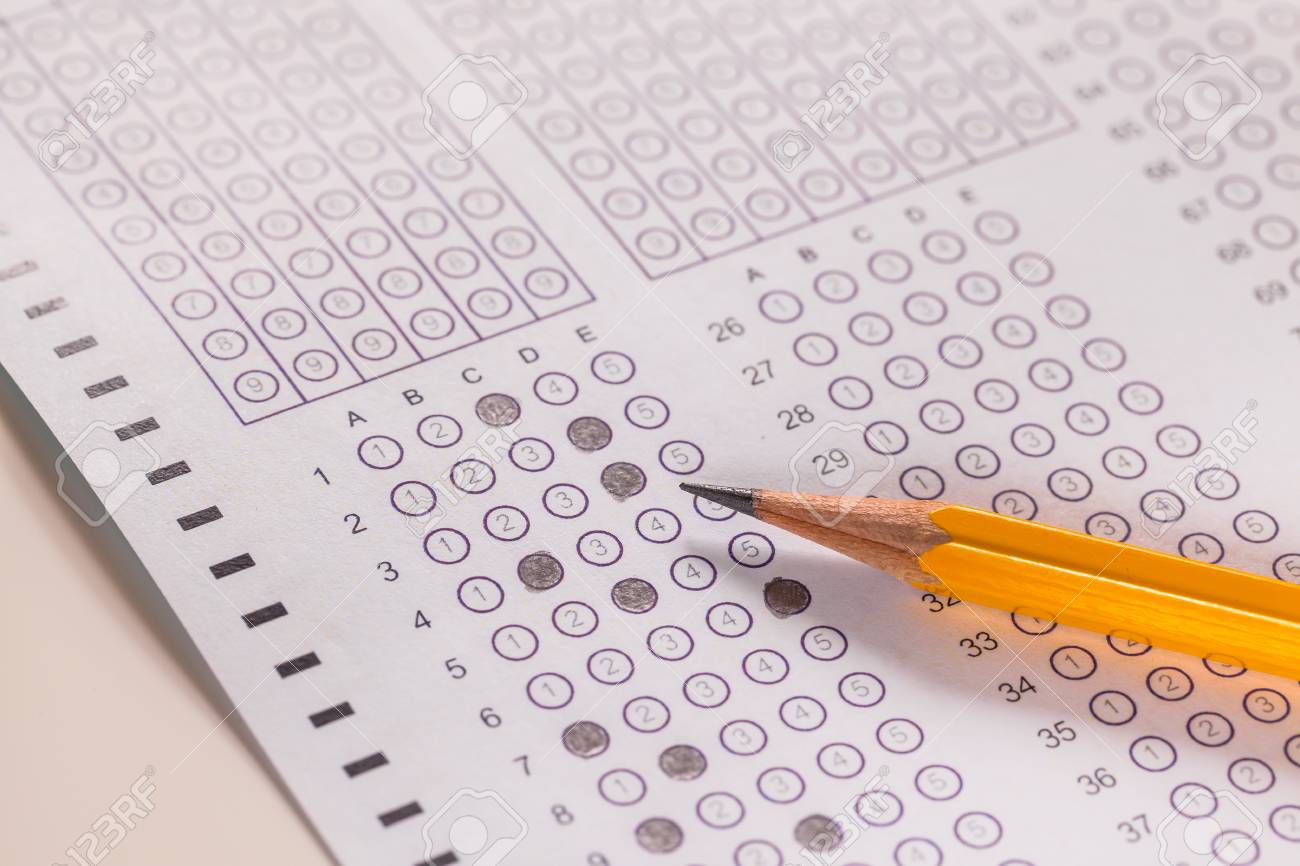 carbon paper and pencil computer Exam sheet