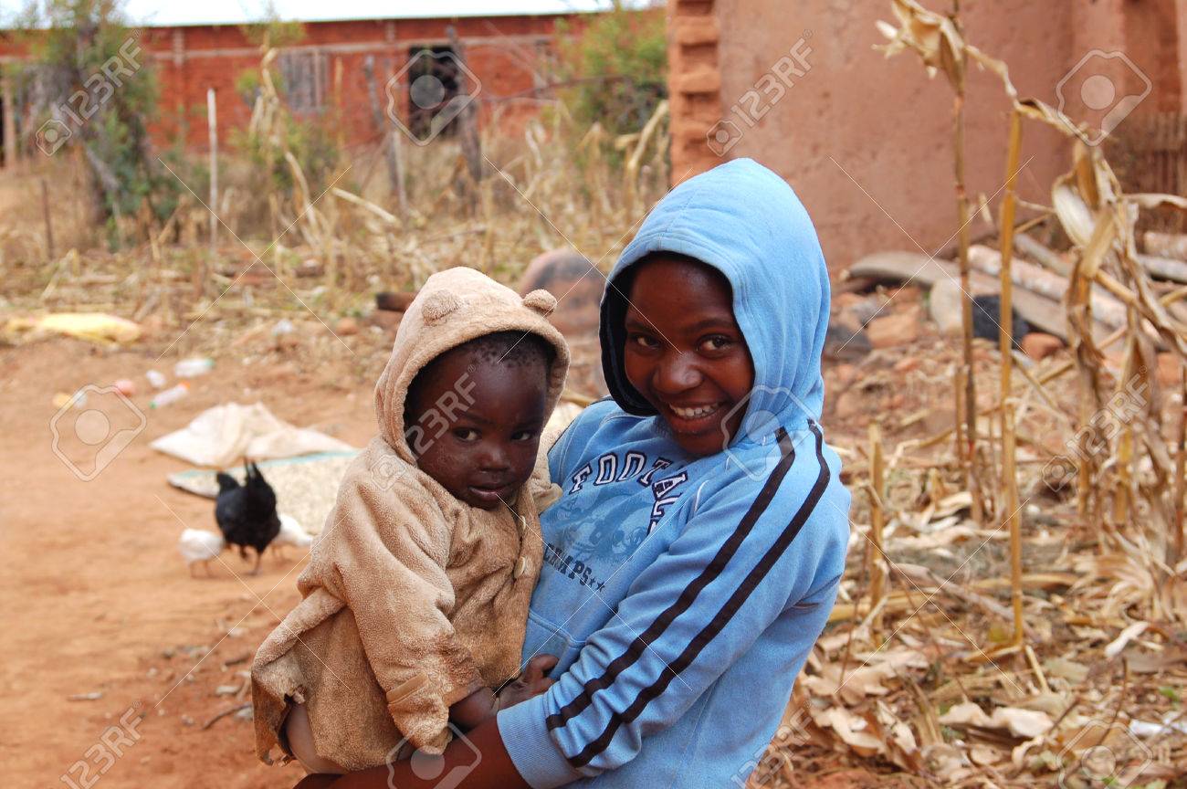 The Look Of Africa On The Faces Of Children Village Pomerini - 