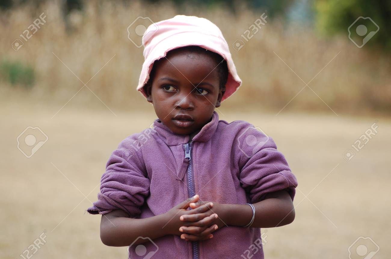 The Look Of Africa On The Faces Of Children Village Pomerini - 