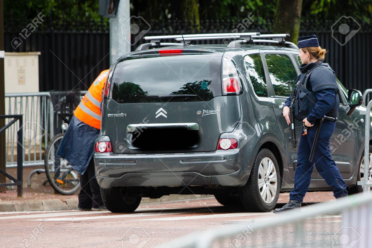 Security - French police control on the street - 58094549 Security - French police control on the street - 58094549