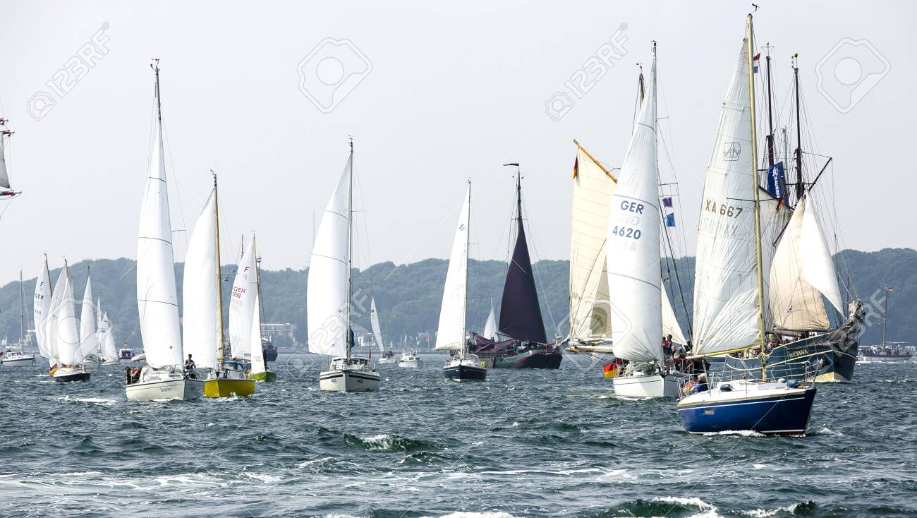 Largest parade of windjammers in the world during Kiel Week - 58094541 Largest parade of windjammers in the world during Kiel Week - 58094541