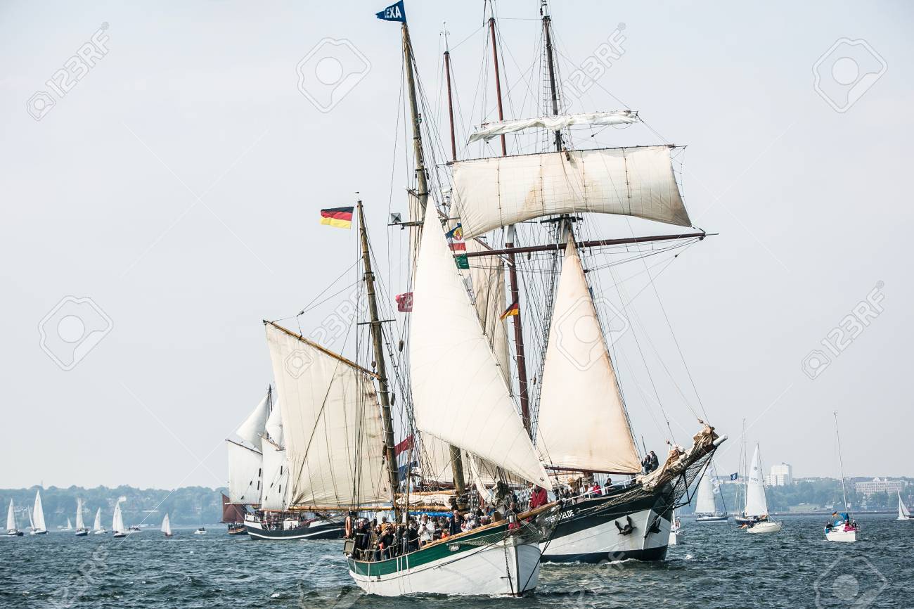 Largest parade of windjammers in the world during Kiel Week - 58094535 Largest parade of windjammers in the world during Kiel Week - 58094535