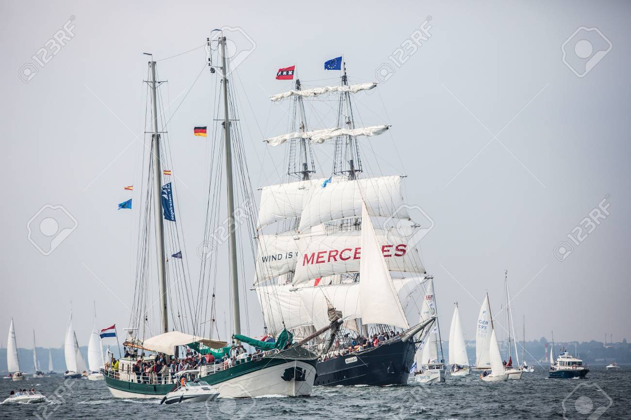 Largest parade of windjammers in the world during Kiel Week - 58094573 Largest parade of windjammers in the world during Kiel Week - 58094573