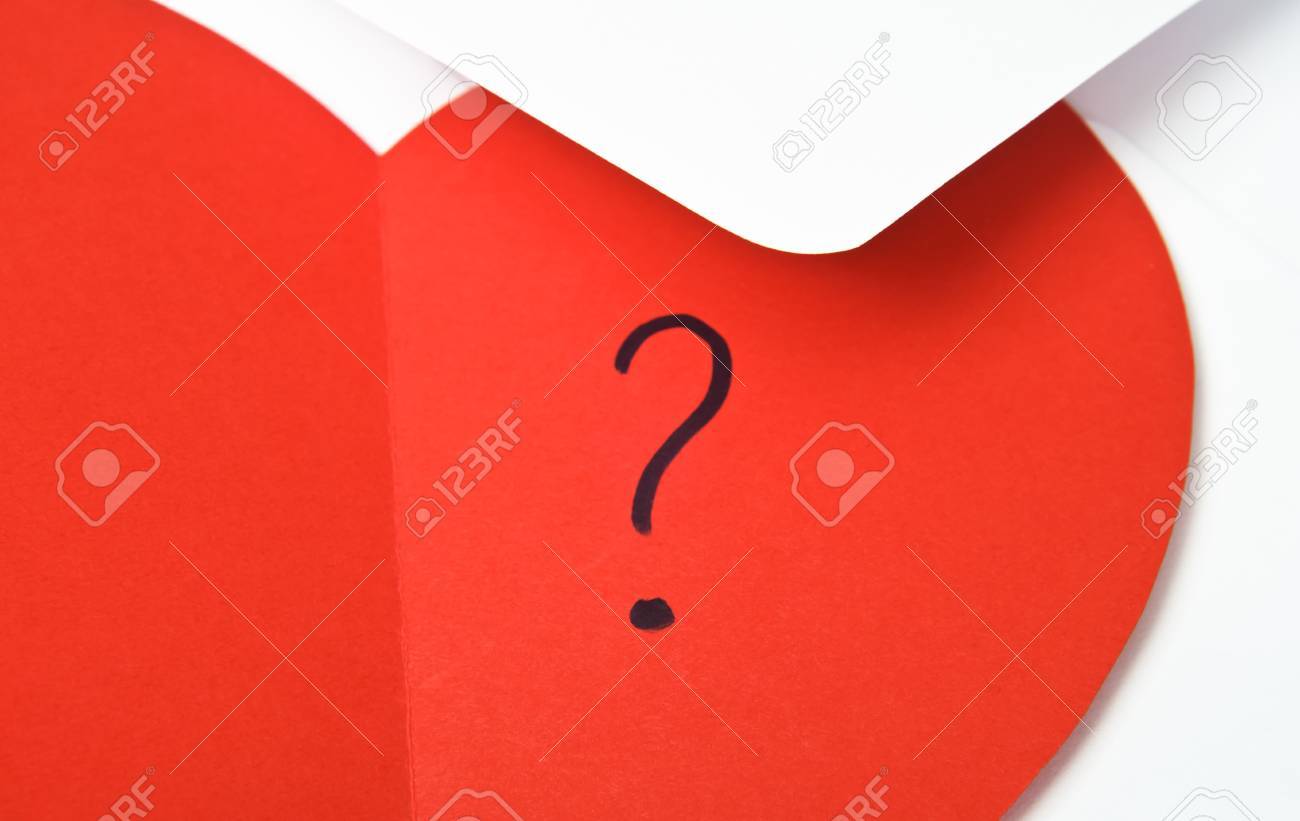 close up of a red heart shaped valentine s card opened to reveal