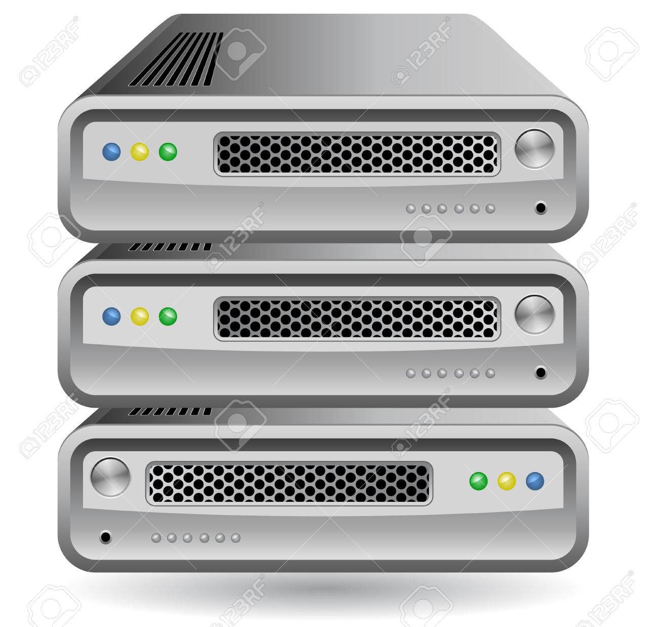 네트워크 장비 아이콘입니다. 네트워크 라우터, 스위치 또는 서버. 로열티 무료 사진, 그림, 이미지 그리고 스톡포토그래피. Image  6219223